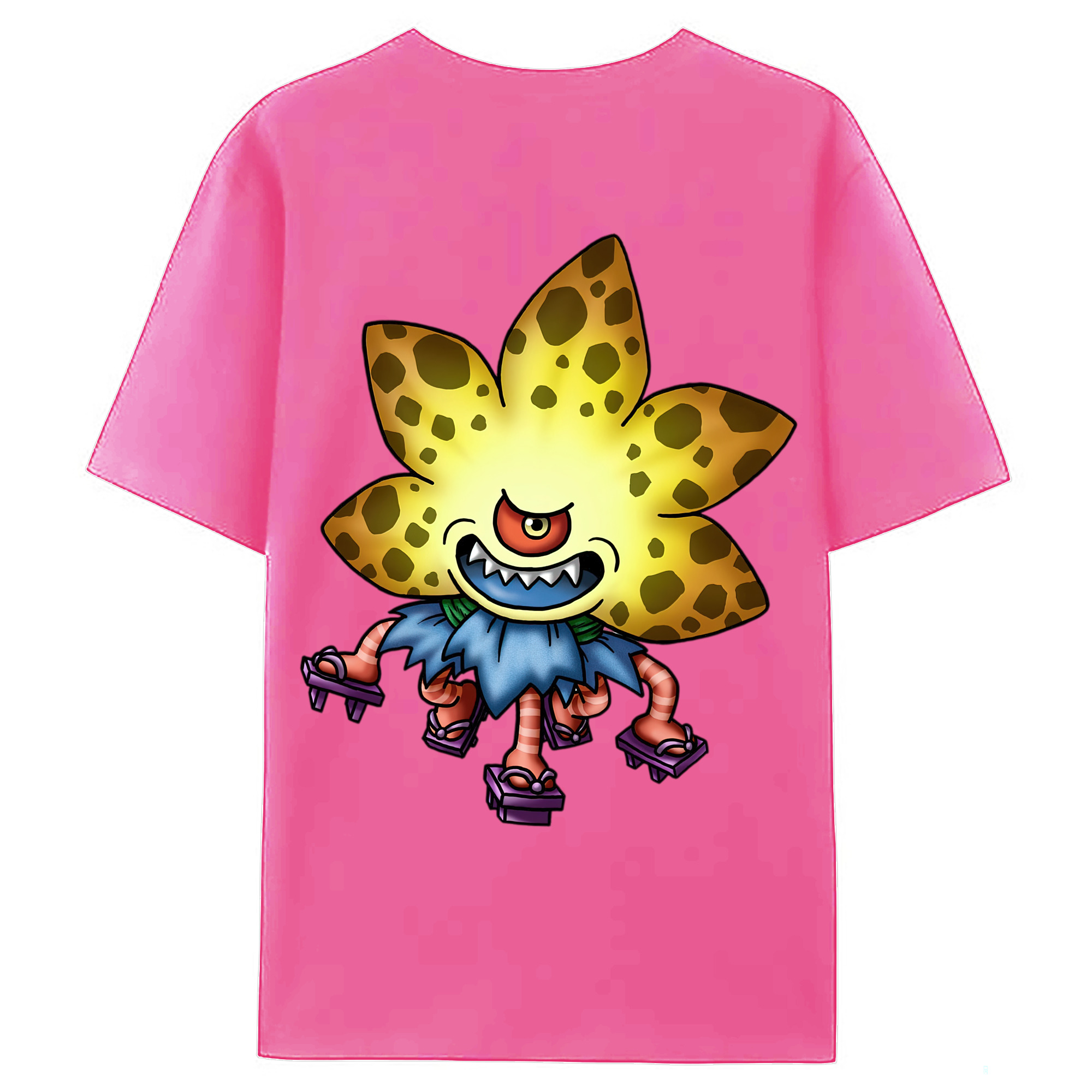 （画像用） ドラゴンクエスト Doragon Kuesuto Dragon Quest レディース半袖Tシャツ(バックプリント)
